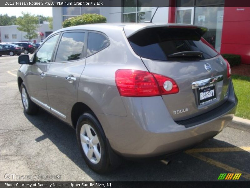 Platinum Graphite / Black 2012 Nissan Rogue S AWD