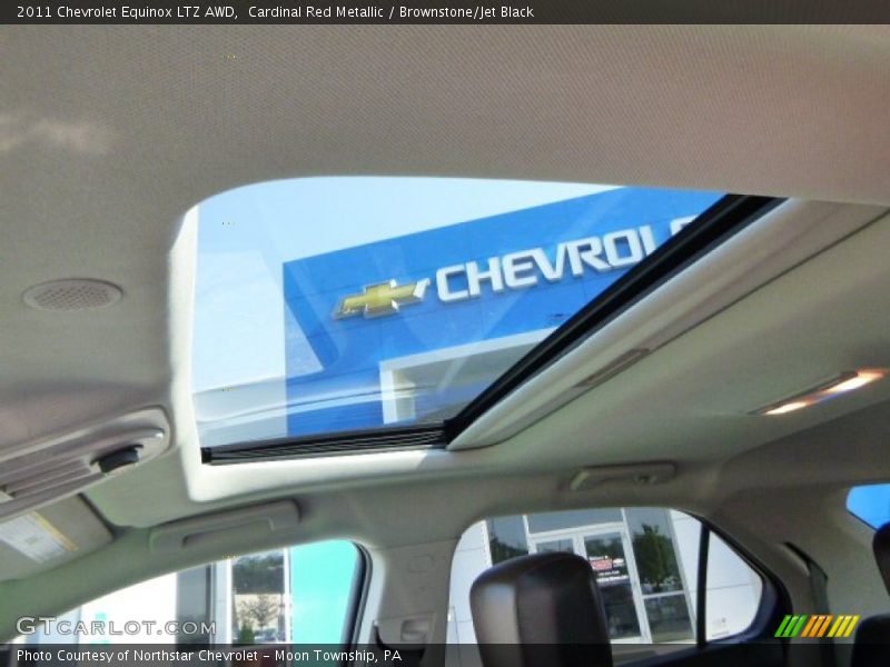 Cardinal Red Metallic / Brownstone/Jet Black 2011 Chevrolet Equinox LTZ AWD