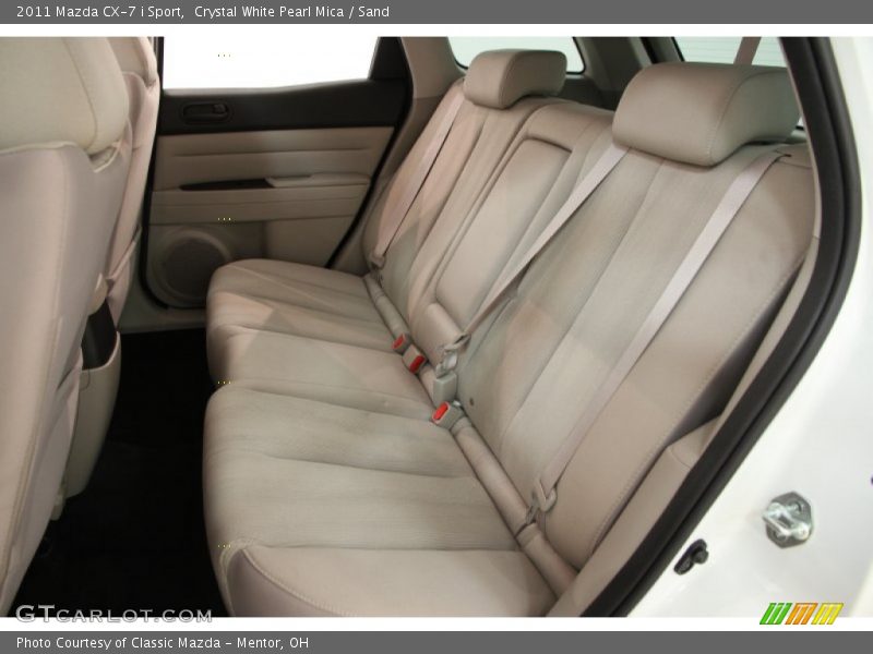 Crystal White Pearl Mica / Sand 2011 Mazda CX-7 i Sport