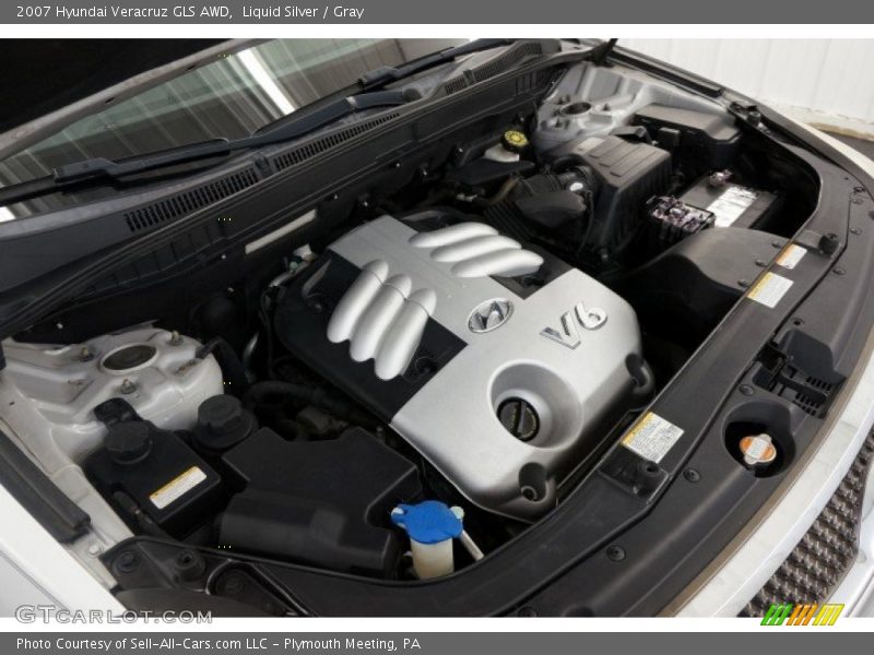 Liquid Silver / Gray 2007 Hyundai Veracruz GLS AWD