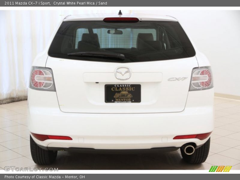 Crystal White Pearl Mica / Sand 2011 Mazda CX-7 i Sport