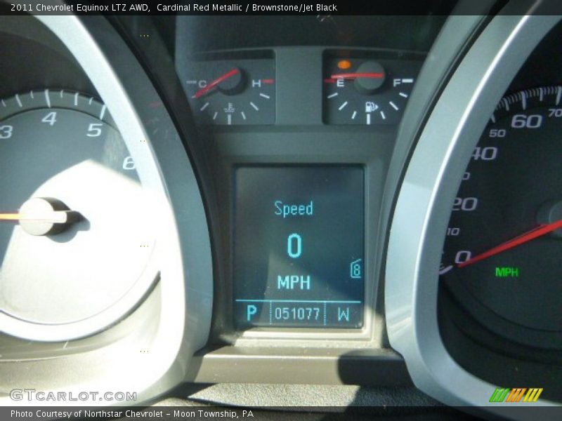 Cardinal Red Metallic / Brownstone/Jet Black 2011 Chevrolet Equinox LTZ AWD
