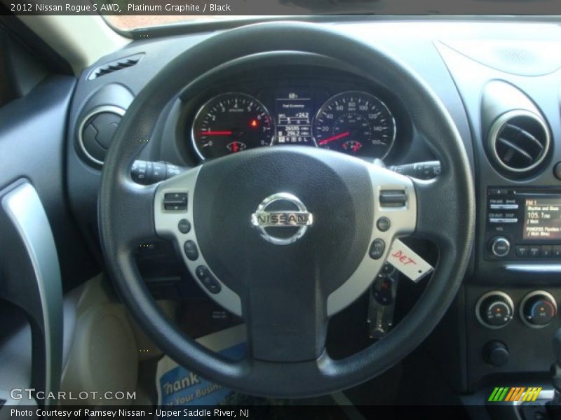 Platinum Graphite / Black 2012 Nissan Rogue S AWD