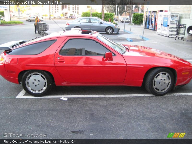 Guards Red / Black 1990 Porsche 928 S4