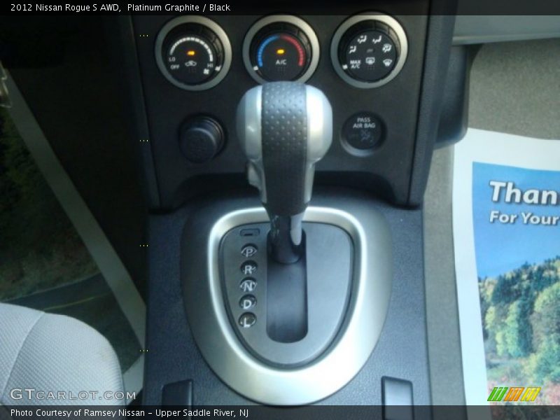 Platinum Graphite / Black 2012 Nissan Rogue S AWD
