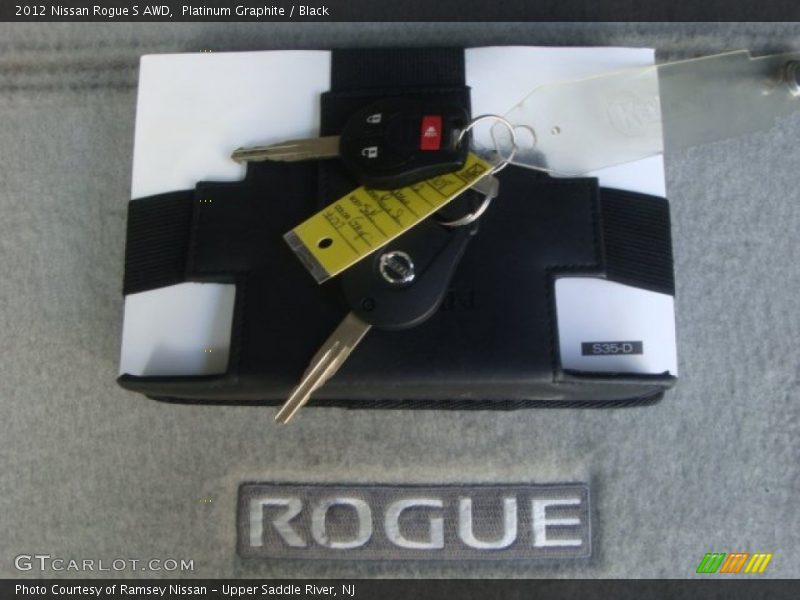Platinum Graphite / Black 2012 Nissan Rogue S AWD