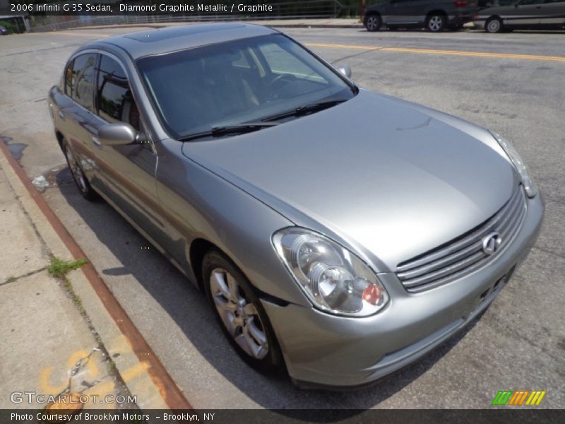 Diamond Graphite Metallic / Graphite 2006 Infiniti G 35 Sedan