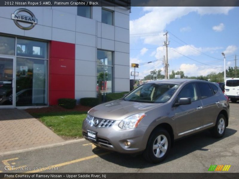 Platinum Graphite / Black 2012 Nissan Rogue S AWD