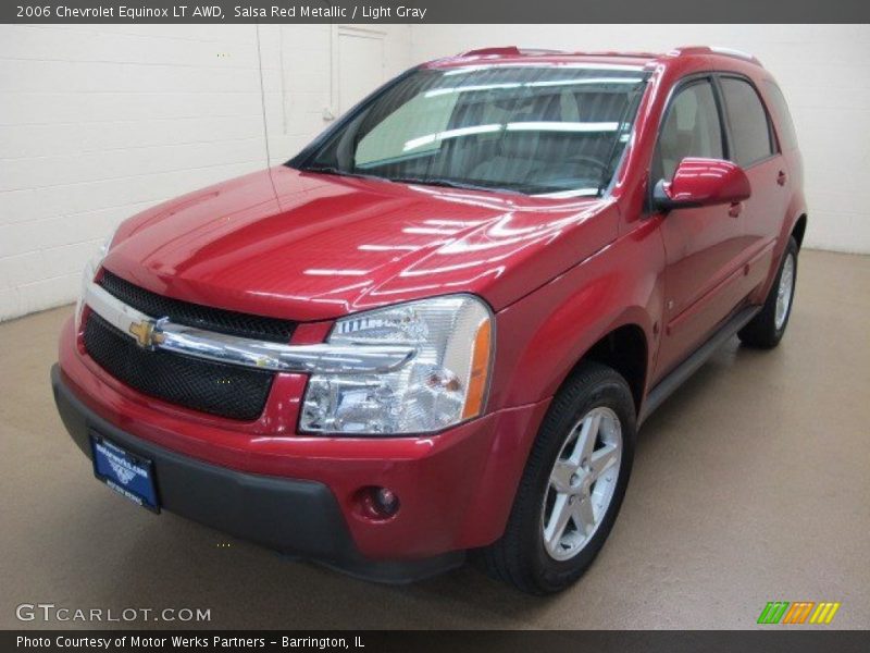 Salsa Red Metallic / Light Gray 2006 Chevrolet Equinox LT AWD