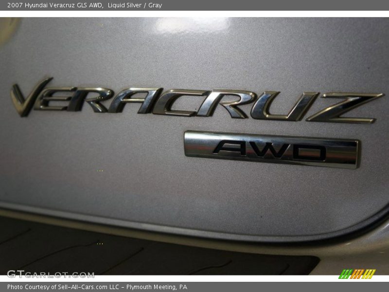 Liquid Silver / Gray 2007 Hyundai Veracruz GLS AWD