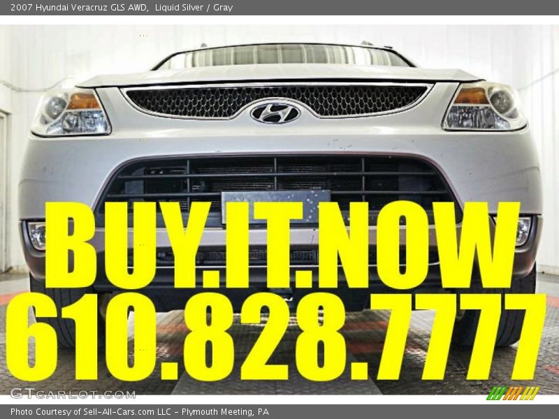 Liquid Silver / Gray 2007 Hyundai Veracruz GLS AWD