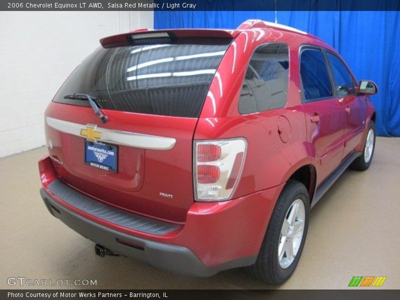 Salsa Red Metallic / Light Gray 2006 Chevrolet Equinox LT AWD