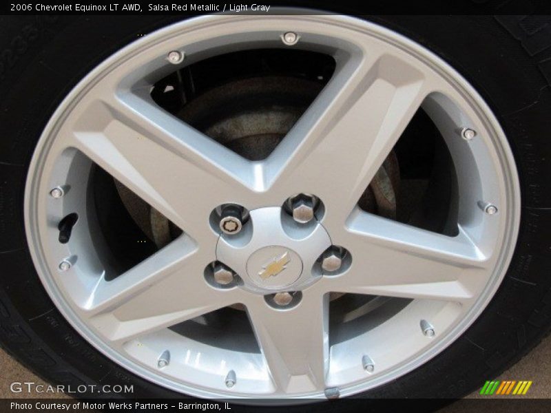 Salsa Red Metallic / Light Gray 2006 Chevrolet Equinox LT AWD
