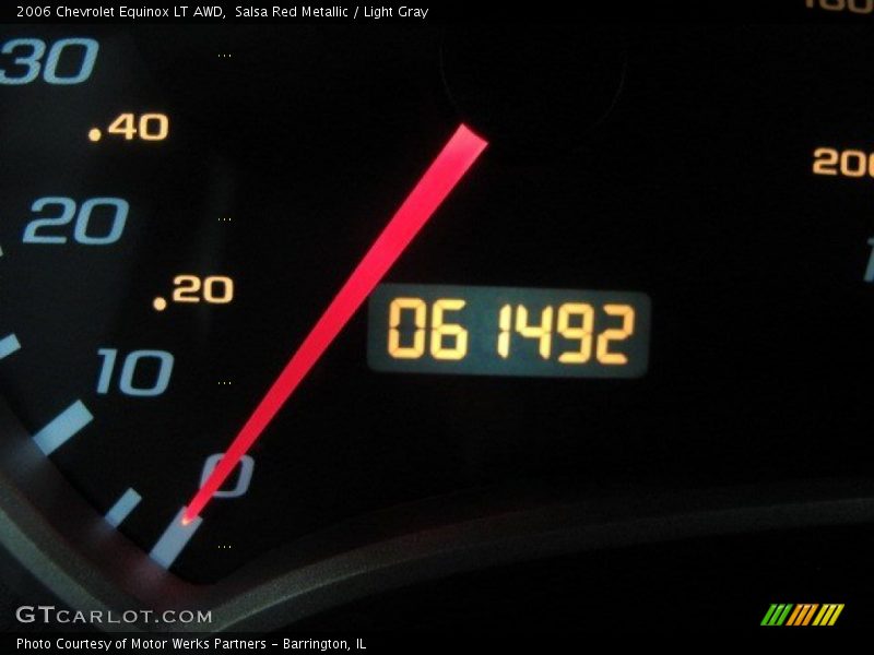 Salsa Red Metallic / Light Gray 2006 Chevrolet Equinox LT AWD