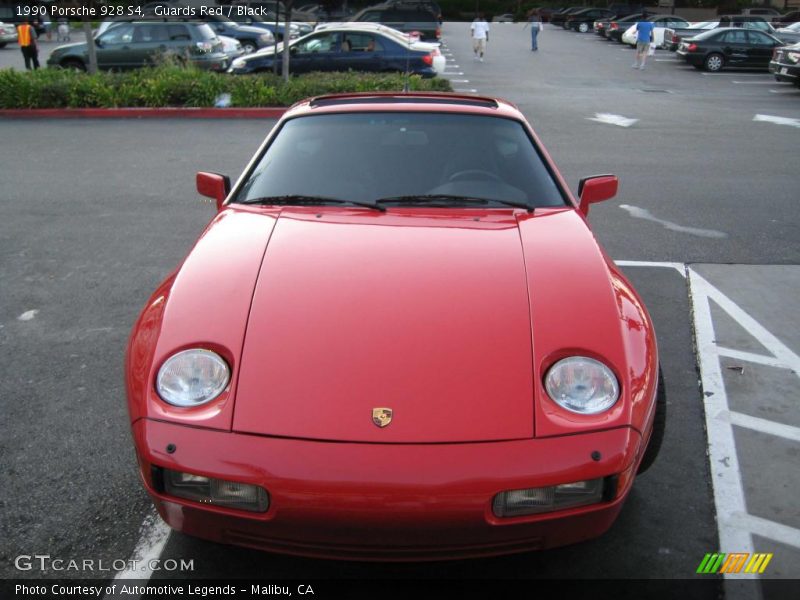 Guards Red / Black 1990 Porsche 928 S4