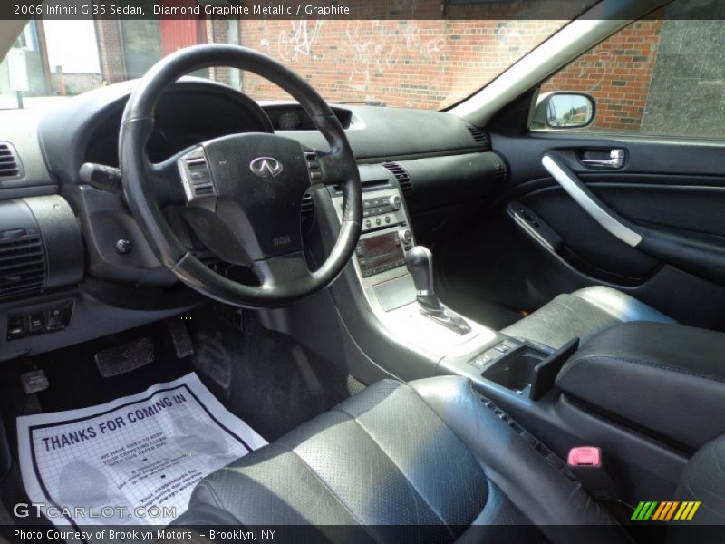 Diamond Graphite Metallic / Graphite 2006 Infiniti G 35 Sedan
