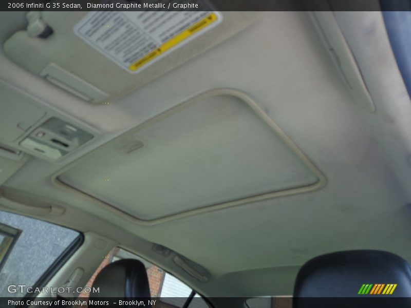 Diamond Graphite Metallic / Graphite 2006 Infiniti G 35 Sedan