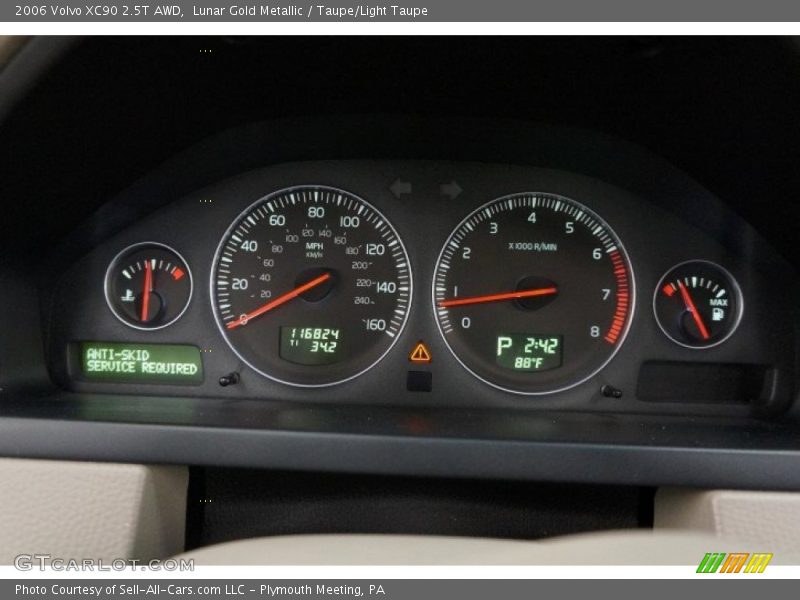 Lunar Gold Metallic / Taupe/Light Taupe 2006 Volvo XC90 2.5T AWD