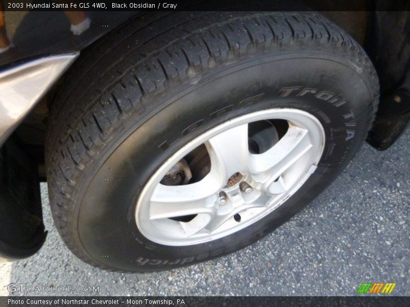 Black Obsidian / Gray 2003 Hyundai Santa Fe GLS 4WD