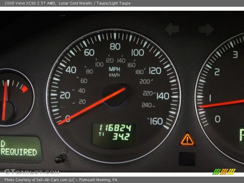 Lunar Gold Metallic / Taupe/Light Taupe 2006 Volvo XC90 2.5T AWD