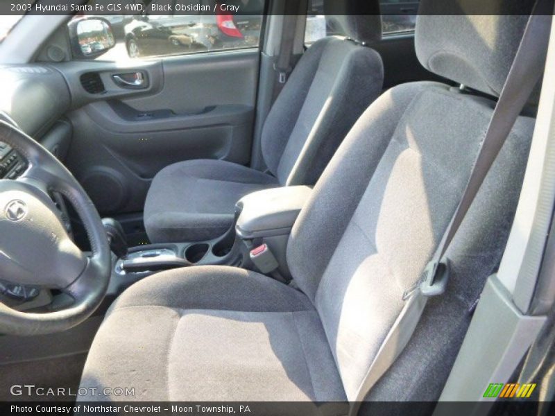 Black Obsidian / Gray 2003 Hyundai Santa Fe GLS 4WD