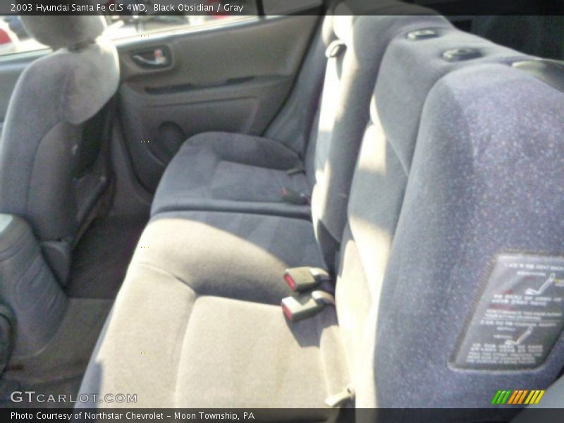 Black Obsidian / Gray 2003 Hyundai Santa Fe GLS 4WD