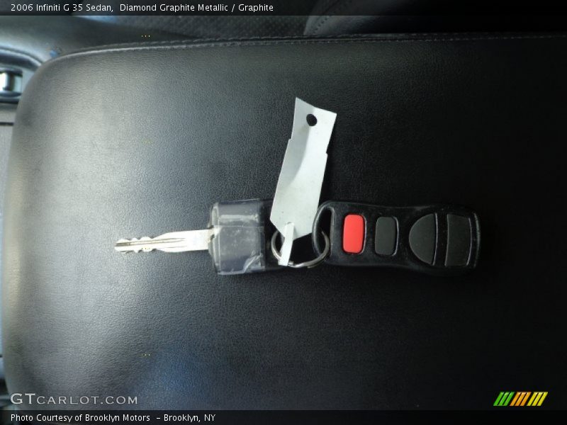 Diamond Graphite Metallic / Graphite 2006 Infiniti G 35 Sedan