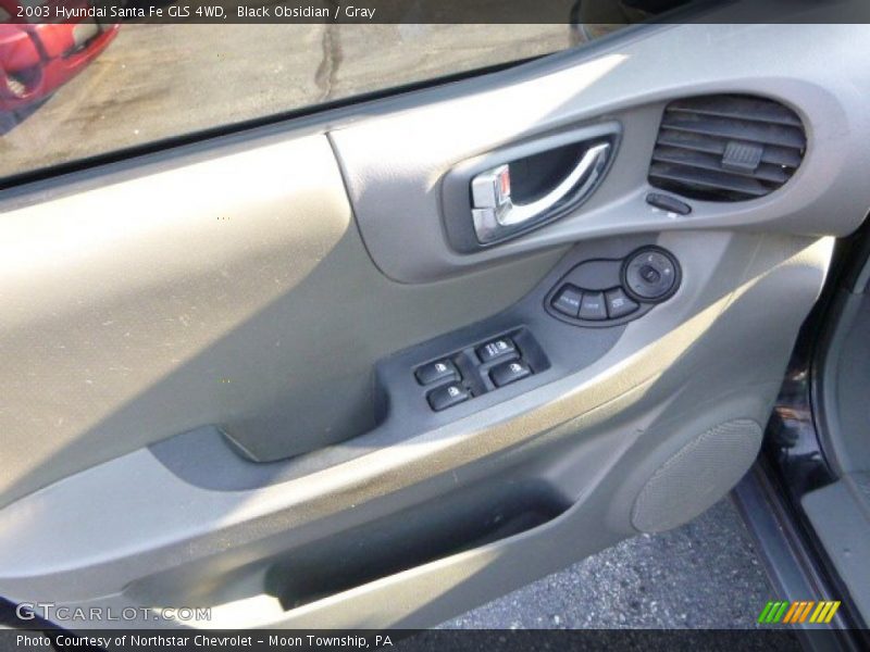 Black Obsidian / Gray 2003 Hyundai Santa Fe GLS 4WD