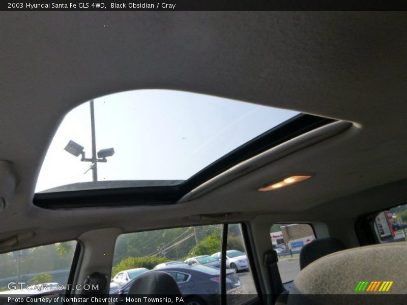 Black Obsidian / Gray 2003 Hyundai Santa Fe GLS 4WD