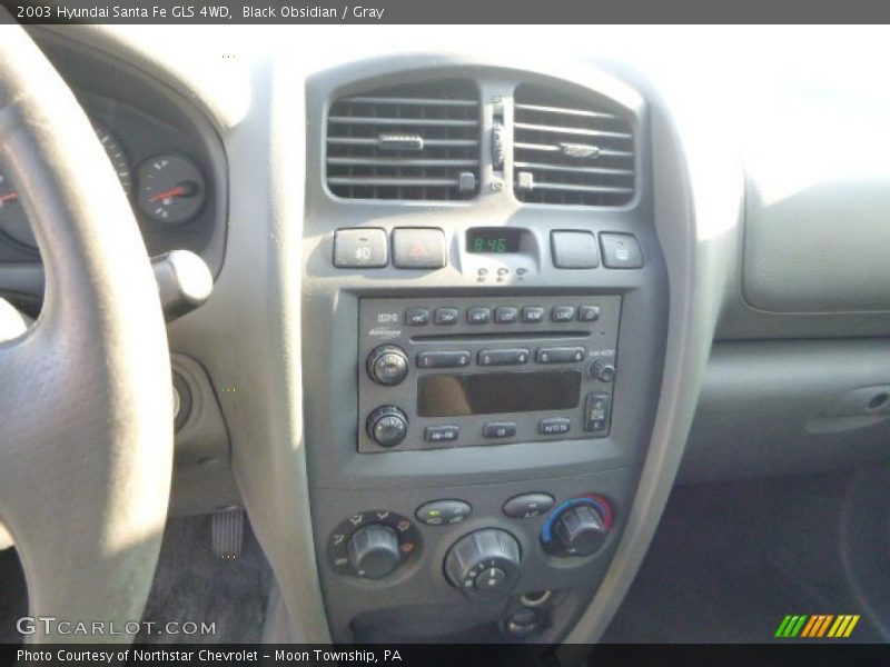 Black Obsidian / Gray 2003 Hyundai Santa Fe GLS 4WD