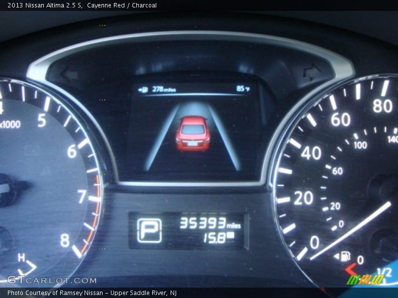Cayenne Red / Charcoal 2013 Nissan Altima 2.5 S
