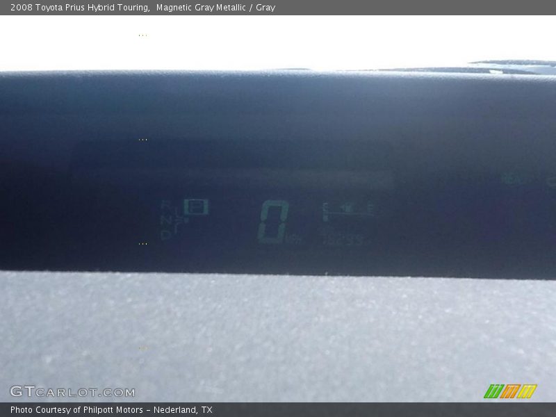 Magnetic Gray Metallic / Gray 2008 Toyota Prius Hybrid Touring