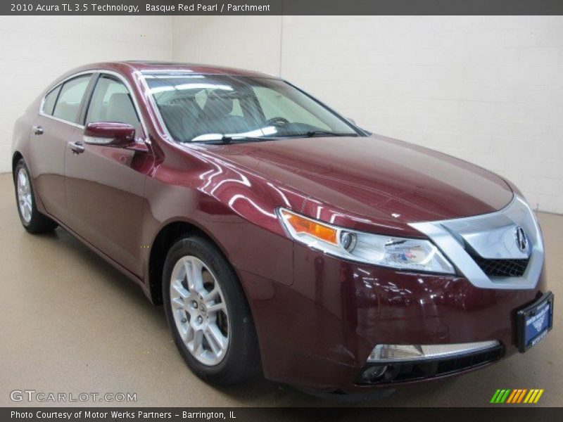 Basque Red Pearl / Parchment 2010 Acura TL 3.5 Technology