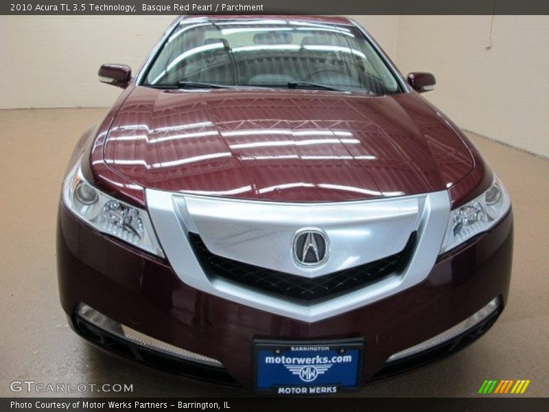 Basque Red Pearl / Parchment 2010 Acura TL 3.5 Technology
