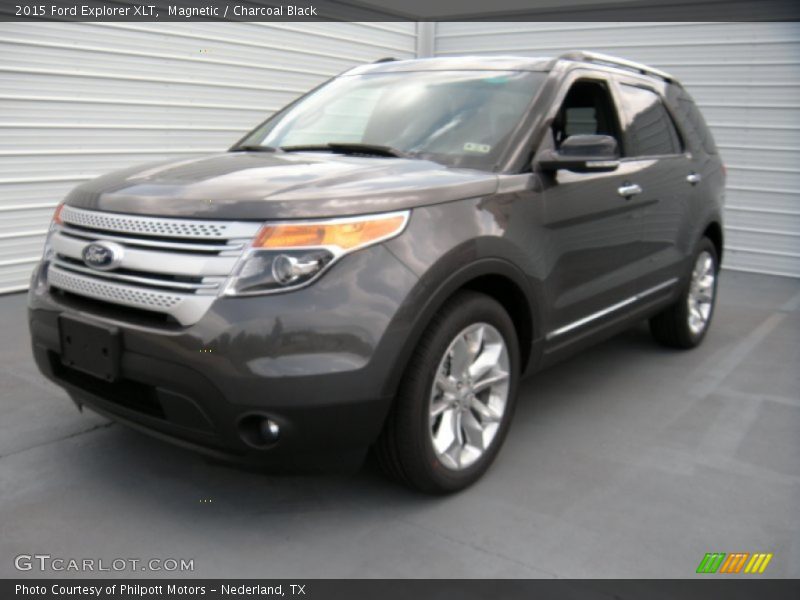 Magnetic / Charcoal Black 2015 Ford Explorer XLT