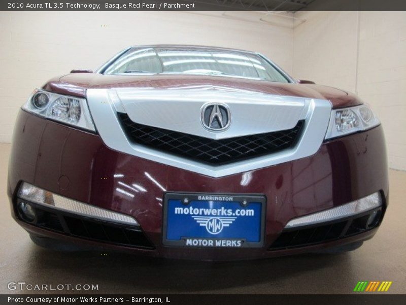 Basque Red Pearl / Parchment 2010 Acura TL 3.5 Technology