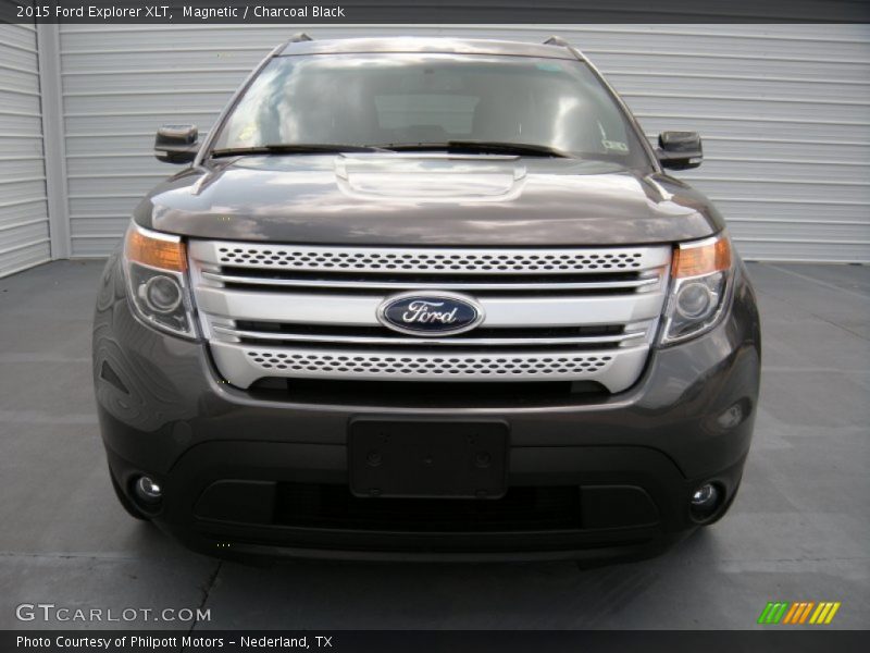 Magnetic / Charcoal Black 2015 Ford Explorer XLT