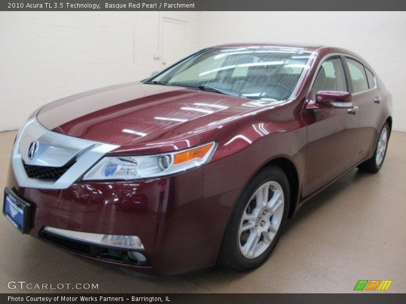 Basque Red Pearl / Parchment 2010 Acura TL 3.5 Technology