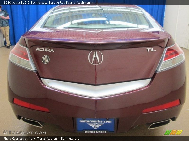 Basque Red Pearl / Parchment 2010 Acura TL 3.5 Technology
