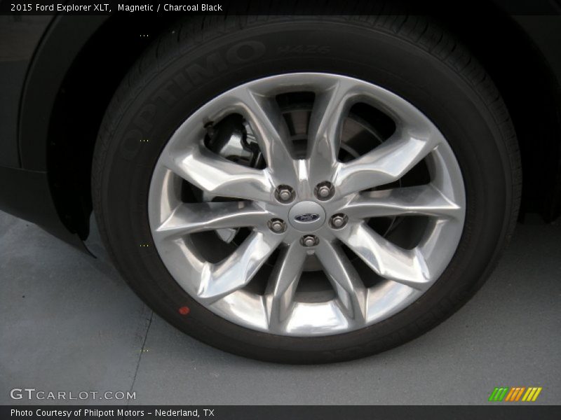 Magnetic / Charcoal Black 2015 Ford Explorer XLT