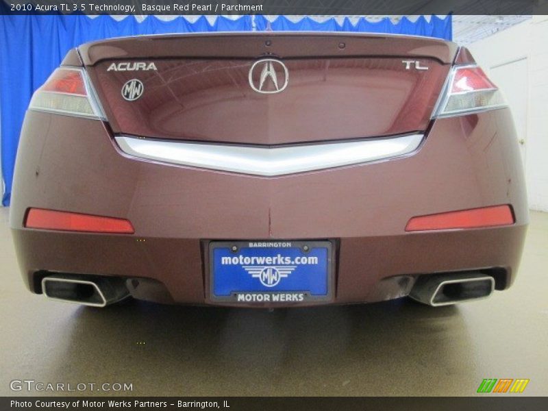 Basque Red Pearl / Parchment 2010 Acura TL 3.5 Technology
