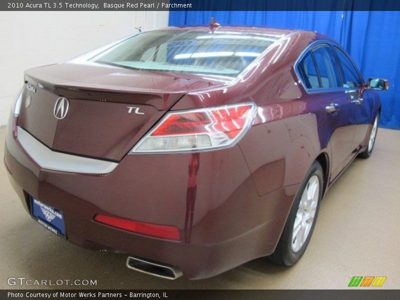 Basque Red Pearl / Parchment 2010 Acura TL 3.5 Technology