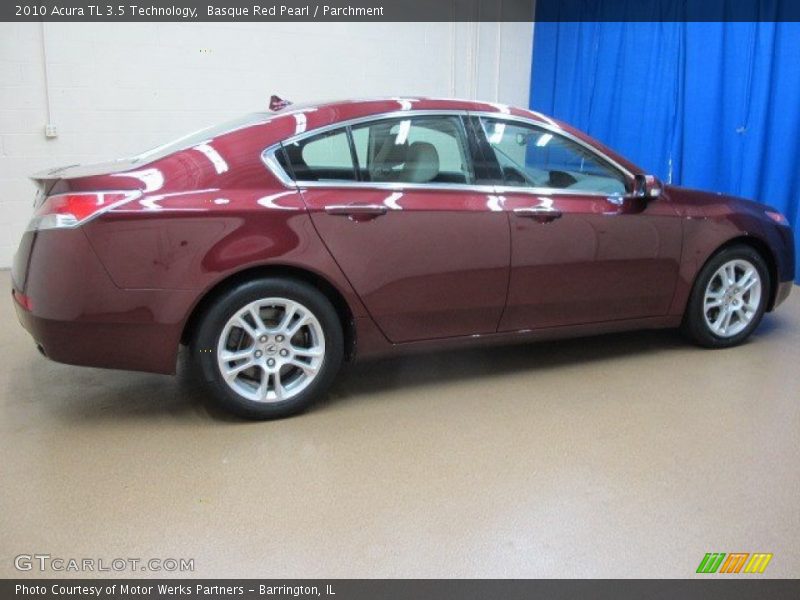 Basque Red Pearl / Parchment 2010 Acura TL 3.5 Technology