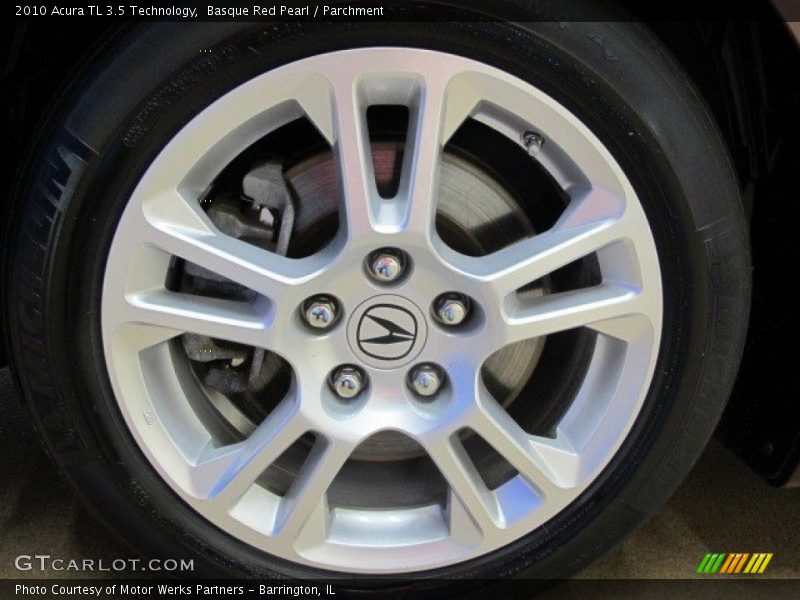 Basque Red Pearl / Parchment 2010 Acura TL 3.5 Technology