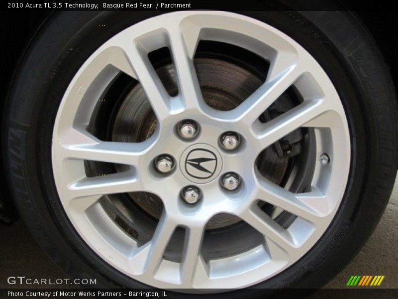 Basque Red Pearl / Parchment 2010 Acura TL 3.5 Technology