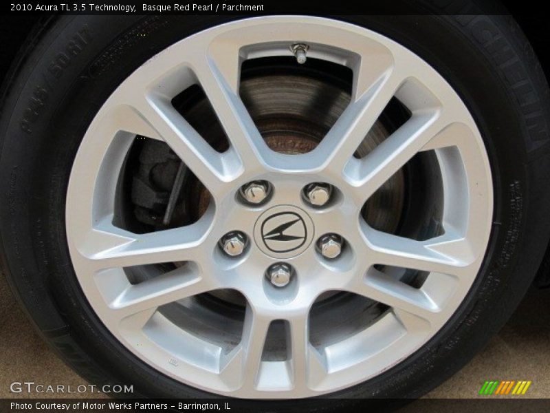 Basque Red Pearl / Parchment 2010 Acura TL 3.5 Technology