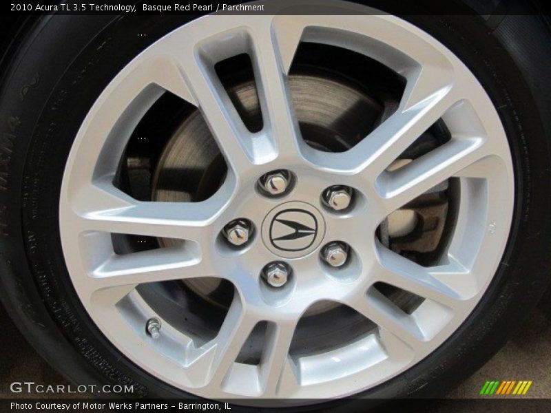 Basque Red Pearl / Parchment 2010 Acura TL 3.5 Technology