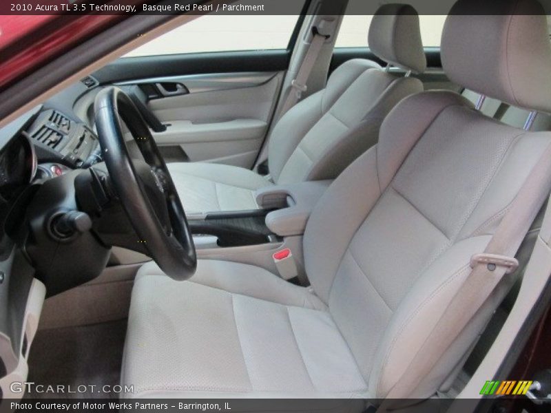 Basque Red Pearl / Parchment 2010 Acura TL 3.5 Technology