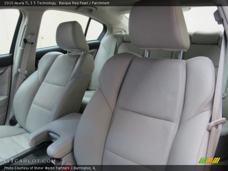 Basque Red Pearl / Parchment 2010 Acura TL 3.5 Technology