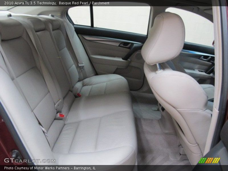 Basque Red Pearl / Parchment 2010 Acura TL 3.5 Technology